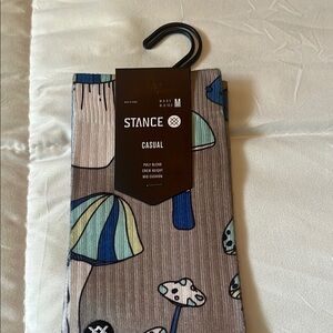 Stance Gray and Blue Casual Socks